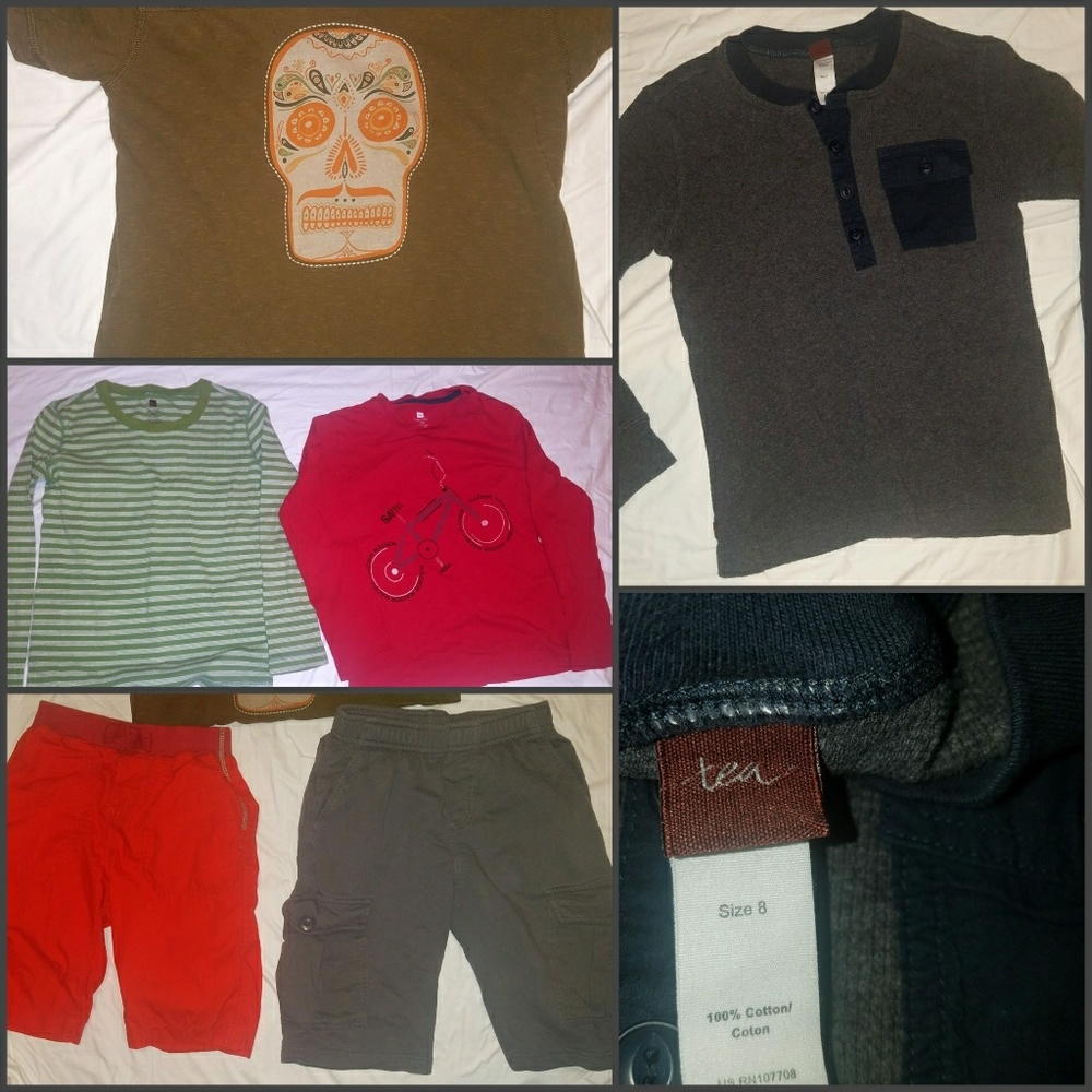 Tea Collection Boys Clothing Lot - Tops & Bottoms